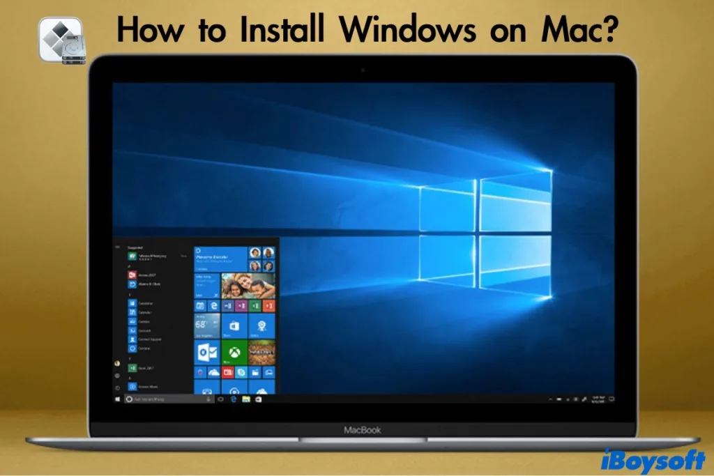 How To Install Windows 10 On MacBook